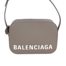 バレンシアガ BALENCIAGA ヴィル カメラバッグ XS 558171 レザー ベージュ ショルダーバッグ クロスボディ レディース 中古_画像1