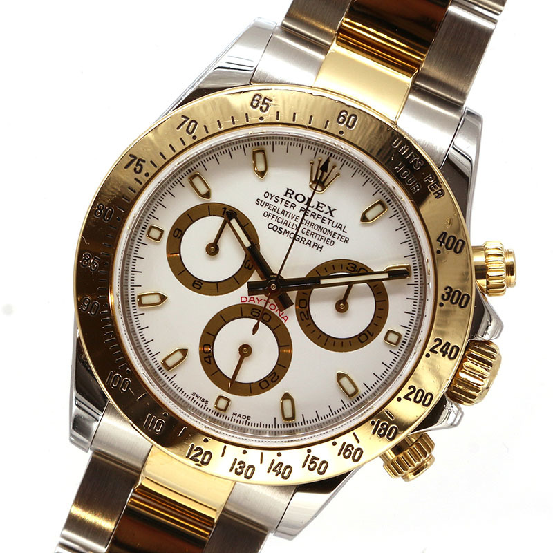 鑑定済 最安 美品◇ ROLEX デイトナ コンビ 116523Y ロレックス 鑑定済 最安 美品◆ 高騰 ROLEX デイトナ コンビ 116523Y