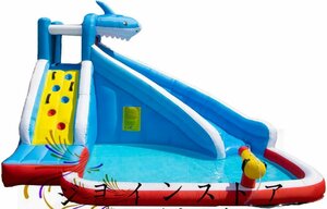  quality guarantee * large pool slider slide 400 × 300 × 245cm water slider indoor outdoors home use for children playground equipment ball pool 