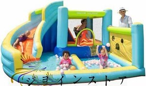  quality guarantee * large slipping pcs attaching slide trampoline for children toy vinyl pool popular outdoors home use pool 1-4 person for 