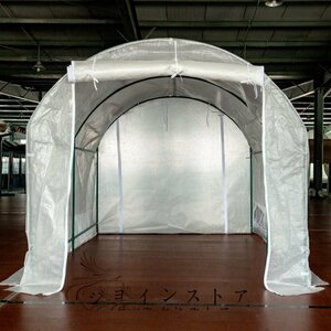  super popular * medium sized . type greenhouse effect house plant heat insulation gardening equipment plan te-shon cultivation material . place carport both ./6 window 360x215x220cm white 