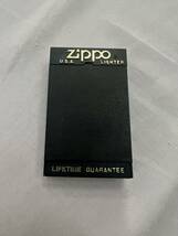 未使用 箱付き ビンテージ ZIPPO SLIM ハワイ諸島とハイビスカス HAWAII エッチング彫り込み彩色_画像6