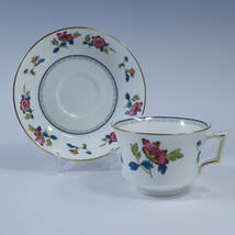 ウェッジウッド チャイニーズフラワーカップ＆ソーサー 黒壺 　WEDGWOOD Chinese Flower Willamsburg ウィリアムズバーグ_画像10