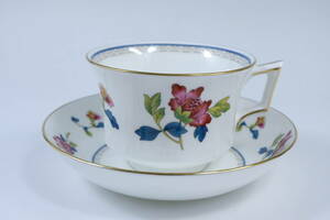 ウェッジウッド チャイニーズフラワーカップ＆ソーサー 黒壺 　WEDGWOOD Chinese Flower Willamsburg ウィリアムズバーグ