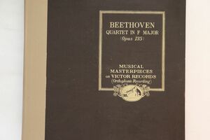 4discs 78RPM/SP Busch Quartet Quartet In F Major (Beethoven) No.1 - No.8 JD4769 VICTOR 12 /01900