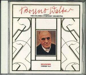 CD Bruno Walter Bruckner Symphony No.9 35DC114 CBS SONY /00110