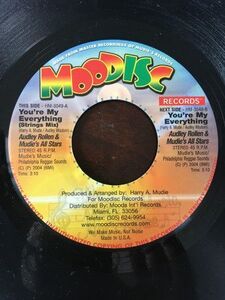 米7 Audley Rollens & Mudies All Stars You're My Everything (Strings Mix) HM3049 Moodisc Records /00080