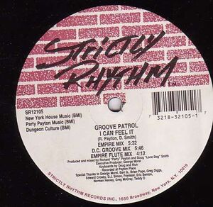 米12 Groove Patrol Lost In The Groove / I Can Feel It SR12105 Strictly Rhythm /00250