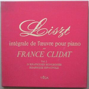 仏4discs LP Franz Liszt, France Clida 19 Rhapsodies Hongroises - Rhapsodie Espagnole 8013 VEGA /01040