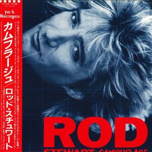 LP Rod Stewart Camouflage Special Guest : Jeff P11478 WARNER BROS Japan Vinyl /00260