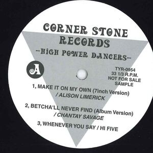 12 Various Coener Stone Records Vol.9 High Power DANCERS TYR0954 COENER STONE /00250