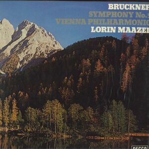 英2discs LP Bruckner, Vienna Philharmonic, Lorin Maazel Symphony No. 5 SXL66867 Decca /00660