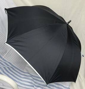 (.-A2-185 ) Shu*s selection shoes selection stylish black black one touch type umbrella long umbrella used 