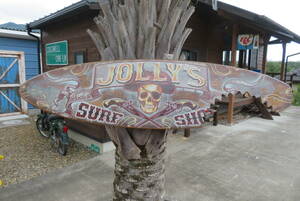 JOLLY'S SURF wooden Vintage America collection display USA store Bar(A-278)