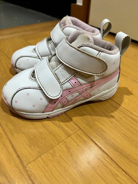 asics アシックス　キッズ　スクスク　ピンク　15.5cm