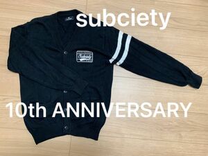 サブサエティ　subciety THE 10th ANNIVERSARY カーディガン