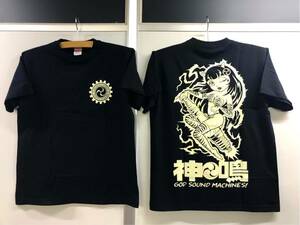 神鳴エンヂニアリング 神鳴娘 Tシャツ 旧車 カワサキ Z400FX CB750 750SS 500SS 400SS 350SS 250SS KH250 KH400 GS400 CB400F CBR400F