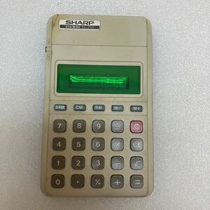 XL6661 Junk *SHARP sharp corporation *ELECTRONIC CALCULATOR calculator *ELSIMATE L si- Mate *EL-8117* fluorescence display *