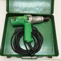 XL6676 動作品 日立工機　電動インパクトレンチ　WH12Y　12mm　100v　50/60Hz　360W　定格30分　3.8A　2100rpm_画像1