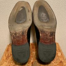 (282)SCOTCH GRAIN スコッチグレイン 24cm 黒 プレーントゥ 外羽根 革靴 紳士靴　ビジネスシューズ　ビジネスマン_画像7