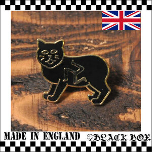 ピンズ ピンバッジ Manx Cat マンクスキャット マン島 TTレ－ス トリスキール ROCKERS ロッカーズ カフェレーサー イギリス GB 英国製 008