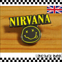 英国 インポート Pins ピンズ ピンバッジ Nirvana ニルヴァーナ イギリス イングランド UK GB 595_画像1