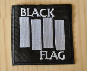 英国 インポート ワッペン パッチ BLACK FLAG ブラック フラッグ アナーキー ハードコア PUNK パンク