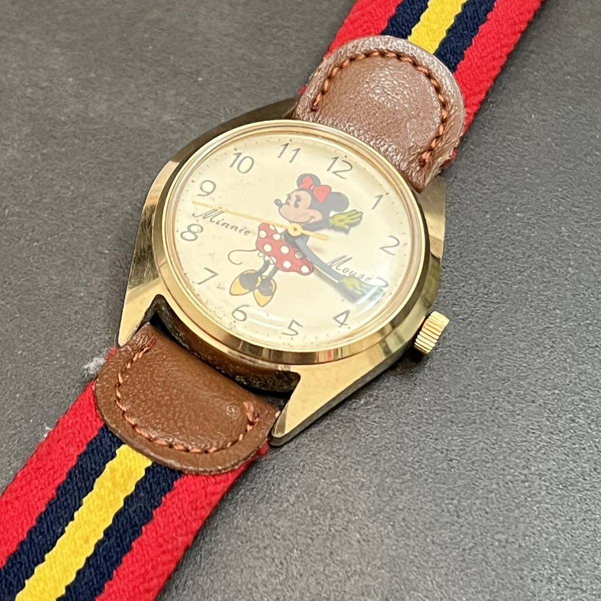 2年保証』 ディズニー ミニーマウス腕時計◇ships 腕時計(アナログ)