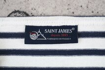 【送料無料】 SAINT JAMES セントジェームス ウェッソン ボーダー柄 カットソー ホワイト/ネイビー サイズXXS_画像3