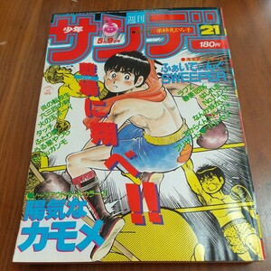 希少 週刊少年サンデー 1984昭和59年5/9 薬師丸ひろ子 島本和彦 村上もとか あだち充 高橋留美子 鈴宮和由