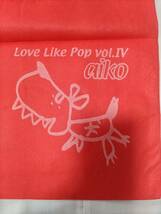 aiko LOVE LIKE POP ツアーグッズ　不織布トートバッグ　赤色　アイコ_画像2