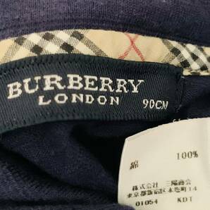 ■BURBERRY/バーバリー■チェック柄のベルトがポイントのつなぎ ショートオール★胸元にホースマーク付き■男女兼用90サイズ■三陽商会の画像10