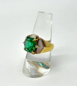 指輪 シルバーアクセサリー 刻印 925 ダイヤ 色石 総重量約6.35g 12.5号 ■兵庫県姫路市から a1-A 3973