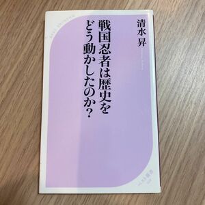 戦国忍者は歴史をどう動かしたのか？ （ベスト新書　２１４） 清水昇／著