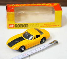 ▲(R505-B231)CORGI TOYS コーギー No.377 MARCOS 3 LITRE マーコス ３リッター WHIZZWHEELS ヴィンテージ ミニカー当時物_画像1