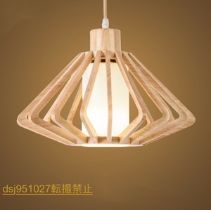  Japanese style wooden chandelier LED ceiling light pendant light retro hanging lowering light interior lighting 