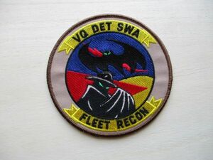 【送料無料】アメリカ海軍VQ DET SWA FLEET RECONパッチ ワッペン/VQ-2 Batmen patch SandemanネイビーNAVY米海軍USN米軍USミリタリー M81