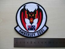 【送料無料】アメリカ空軍44th FIGHTER SQUADRON第44戦闘飛行隊パッチAMBERLEY 2001ワッペン/F-15C PACAF patch AIR FORCE米空軍USAF M81_画像8