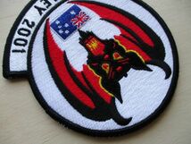 【送料無料】アメリカ空軍44th FIGHTER SQUADRON第44戦闘飛行隊パッチAMBERLEY 2001ワッペン/F-15C PACAF patch AIR FORCE米空軍USAF M81_画像3