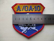 【送料無料】アメリカ空軍355th Fighter SquadronパッチA/OA-10ワッペン/Thunderbolt II Alaska 2patchエアフォースAIR FORCE USAF米軍 M85_画像8