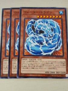 遊戯王 ウォーター・ドラゴン 三枚 数量3