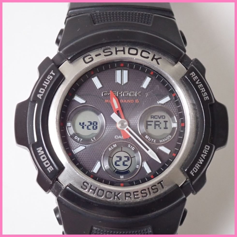 カシオ G-SHOCK マルチバンド 6 AWG-M100-1AJF オークション比較 カシオ G-SHOCK マルチバンド 6 AWG-M100-1AJF オークション比較