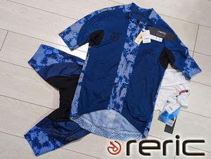 ◆ Новый Reric Aero Aero Aero с коротким рукавом Jersey &amp; Vib Shorts Верхние / Лига Men L List Price 32 450 иен Сделано в Японском флоте Высококачественное качество Pat Draping