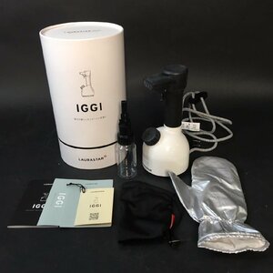 FG0519-58-8-4 通電確認済 LAURASTAR シロカ株式会社 加圧式除菌脱臭スチーマー セット IGGI 2020年製 ミトン ケース 家電 100サイズ