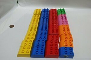 #1078 Lego Duplo блок особый детали машина b арка совместно 40 шт красный * синий * желтый * orange * розовый и т.п. # красочный блок 