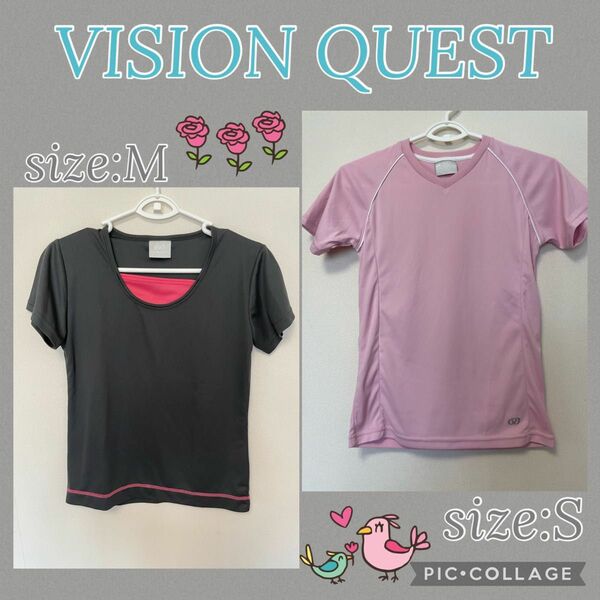 VISION QUESTTシャツ カットソー トップス 半袖Tシャツ