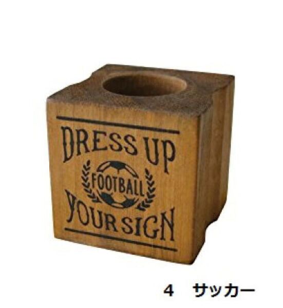 DECOLE おめかしハンコスタンド サッカー 印鑑ホルダー