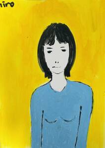 Art Auction 絵描きhiro C｢小さな漫画の夢｣, 美術品, 絵画, アクリル, ガッシュ