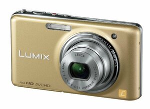 パナソニック デジタルカメラ LUMIX FX77 レオパードゴールド DMC-FX77-N(中古品)