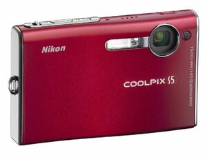 Nikon デジタルカメラ COOLPIX S5 レッド COOLPIXS5R(中古品)